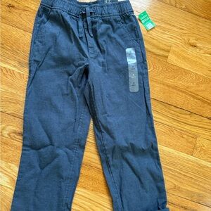 GAP 5T blue linen pants